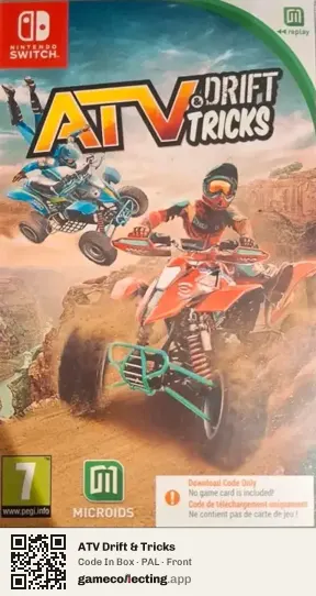 ATV Drift & Tricks Nintendo Switch, PAL box front
