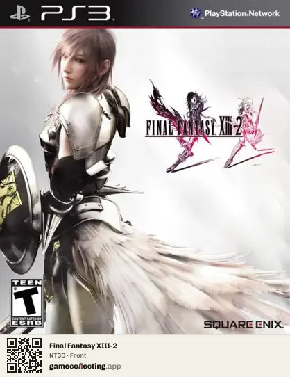 Final Fantasy XIII-2 PlayStation 3, NTSC box front