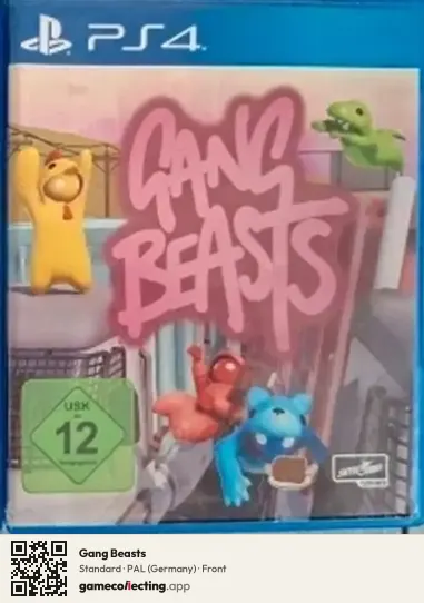 Gang Beasts PlayStation 4, Germany box front