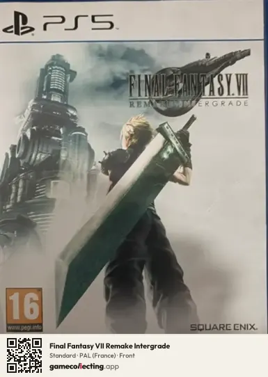 Final Fantasy VII Remake Intergrade PlayStation 5, France box front