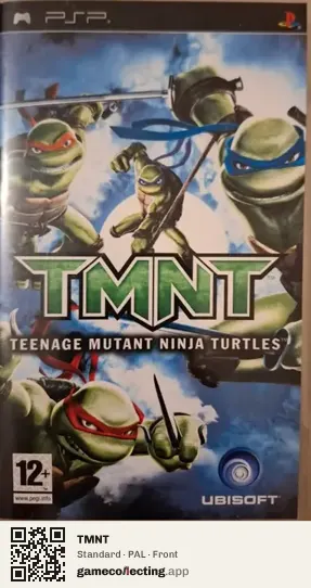 TMNT PlayStation Portable, PAL box front