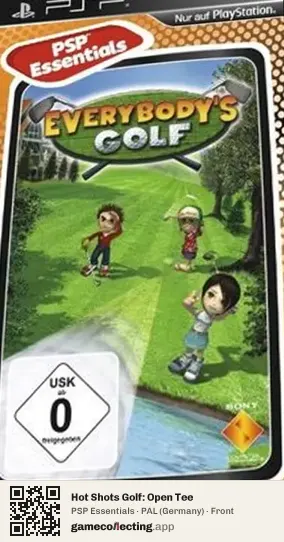 Hot Shots Golf: Open Tee PlayStation Portable, Germany box front