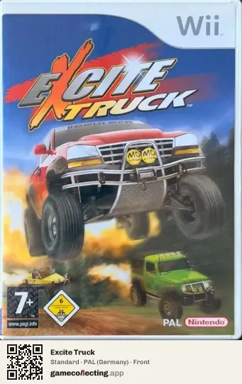 Excite Truck Nintendo Wii, Germany box front