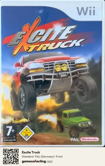Excite Truck Nintendo Wii, Germany box front