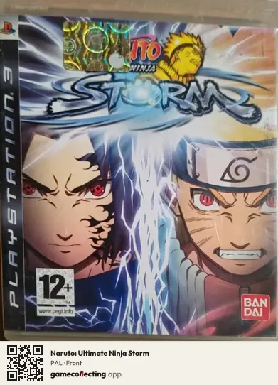 Naruto: Ultimate Ninja Storm PlayStation 3, PAL box front
