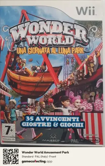 Wonder World Amusement Park Nintendo Wii, Italy box front