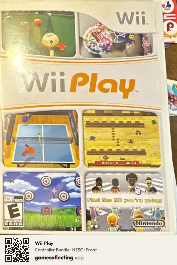 Wii Play Nintendo Wii, NTSC box front