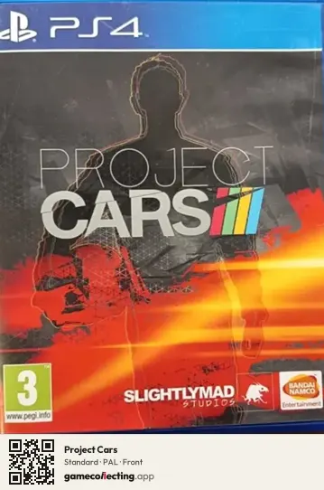 Project Cars PlayStation 4, PAL box front