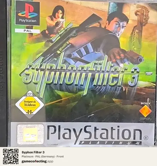 Syphon Filter 3 PlayStation, Germany box front