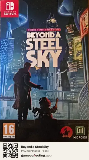 Beyond a Steel Sky Nintendo Switch, Germany box front