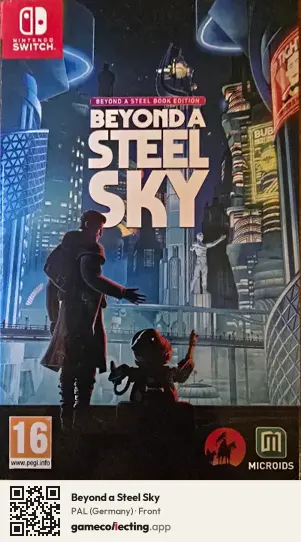 Beyond a Steel Sky Nintendo Switch, Germany box front