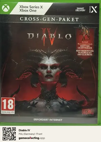 Diablo IV Xbox Series X, Germany box front