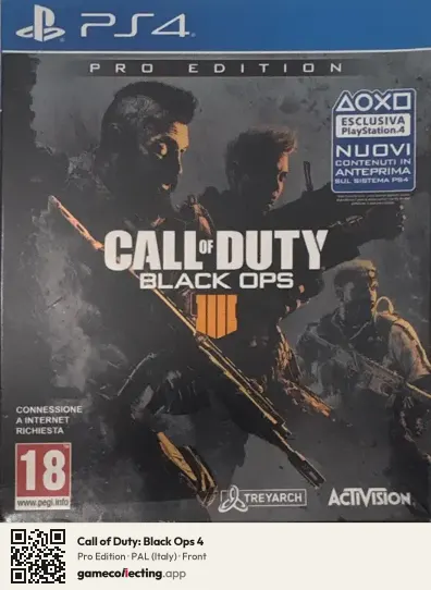 Call of Duty: Black Ops 4 PlayStation 4, Italy box front