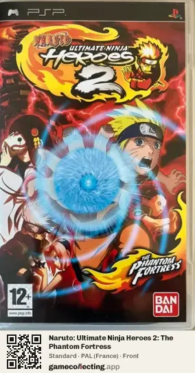 Naruto: Ultimate Ninja Heroes 2: The Phantom Fortress PlayStation Portable, France box front