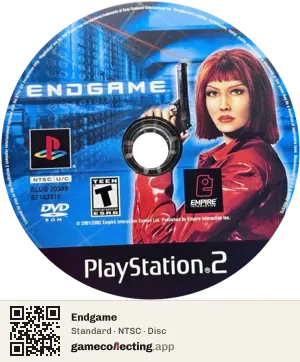 Endgame PlayStation 2, NTSC disc