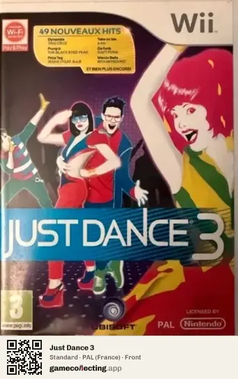 Just Dance 3 Nintendo Wii, France box front