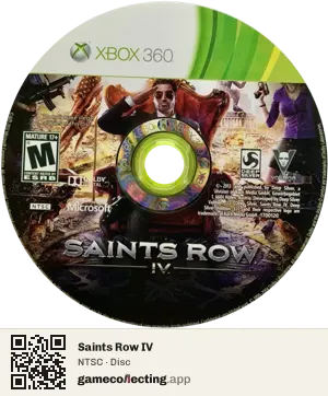 Saints Row IV Xbox 360, NTSC disc