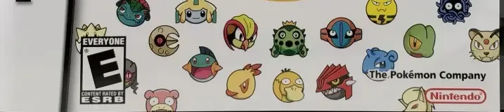 Pokémon Trozei!, the ESRB box on its front