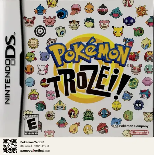 Pokémon Trozei! Nintendo DS, NTSC box front