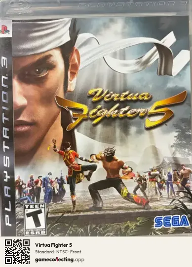 Virtua Fighter 5 PlayStation 3, NTSC box front
