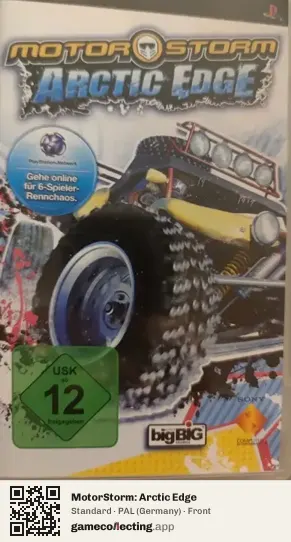 MotorStorm: Arctic Edge PlayStation Portable, Germany box front