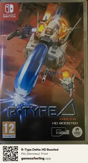 R-Type Delta: HD Boosted Nintendo Switch, Germany box front