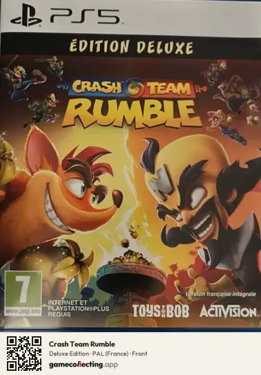 Crash Team Rumble PlayStation 5, France box front