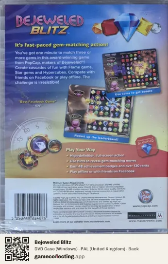 Bejeweled Blitz Computer, United Kingdom box back
