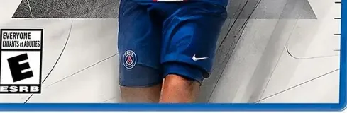 FIFA 23, the ESRB box on its front