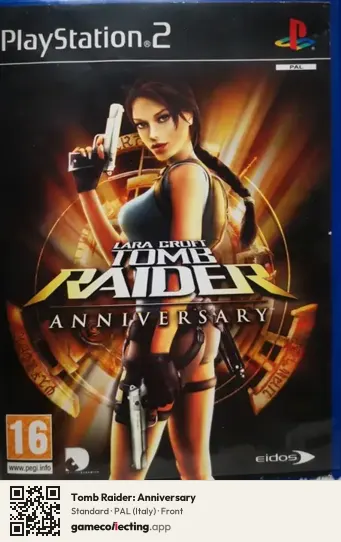 Tomb Raider: Anniversary PlayStation 2, Italy box front