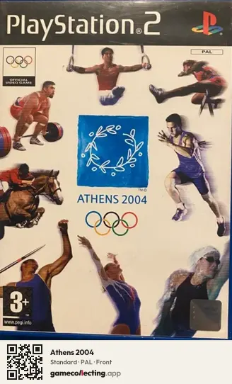 Athens 2004 PlayStation 2, PAL box front