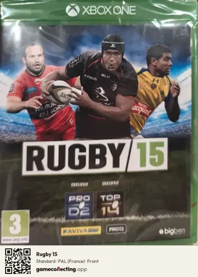 Rugby 15 Xbox One, France box front
