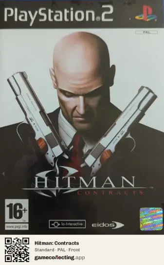 Hitman: Contracts PlayStation 2, PAL box front