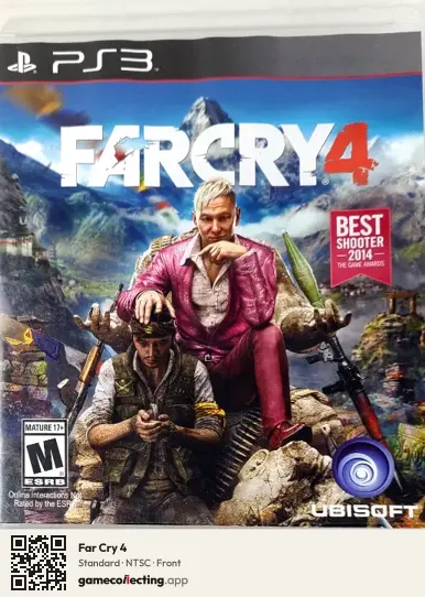 Far Cry 4 PlayStation 3, NTSC box front