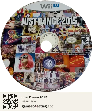 Just Dance 2015 Nintendo Wii U, NTSC disc