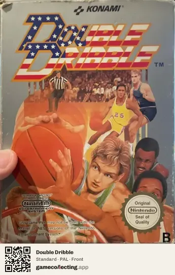 Double Dribble Nintendo Entertainment System, PAL box front