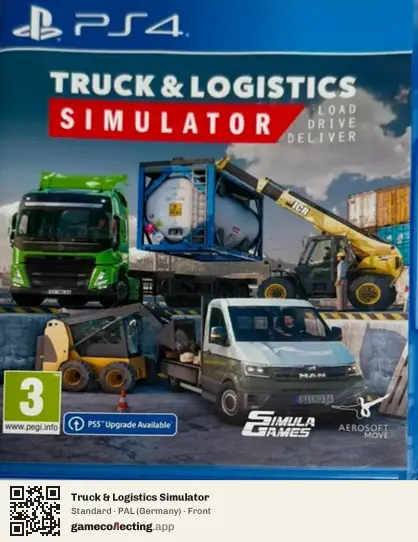 Truck & Logistics Simulator PlayStation 4, Germany box front