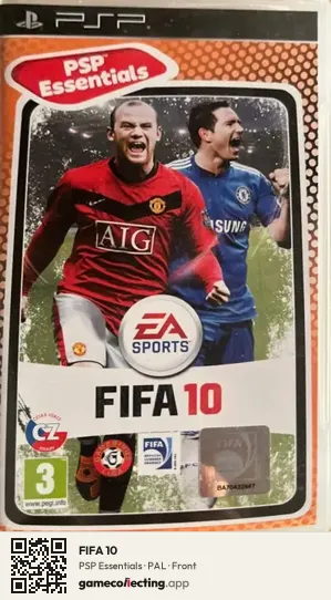 FIFA 10 PlayStation Portable, PAL box front