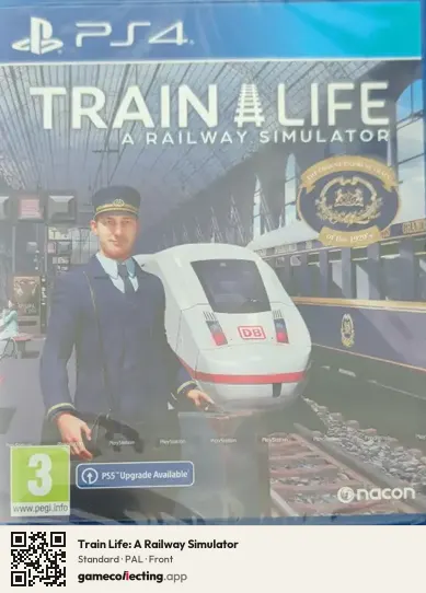 Train Life: A Railway Simulator PlayStation 4, PAL box front