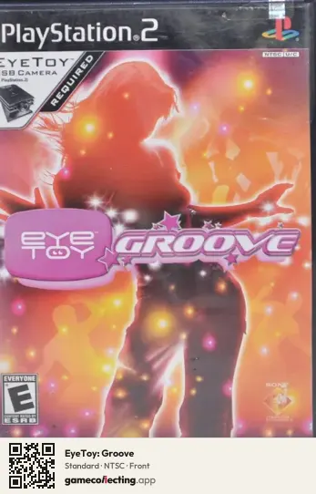 EyeToy: Groove PlayStation 2, NTSC box front