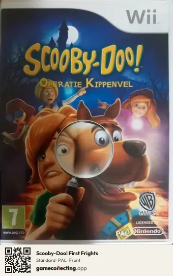 Scooby-Doo! First Frights Nintendo Wii, PAL box front