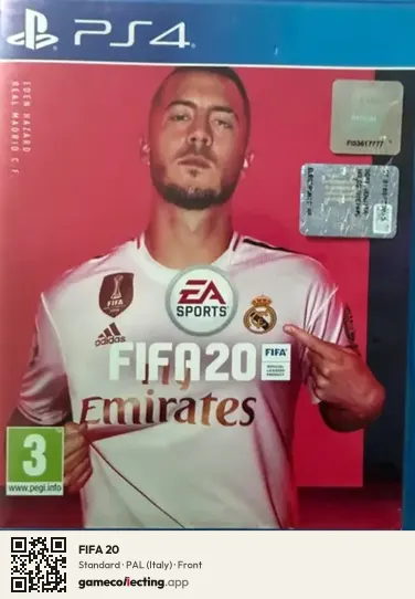 FIFA 20 PlayStation 4, Italy box front