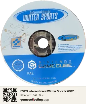 ESPN International Winter Sports 2002 Nintendo GameCube, PAL disc