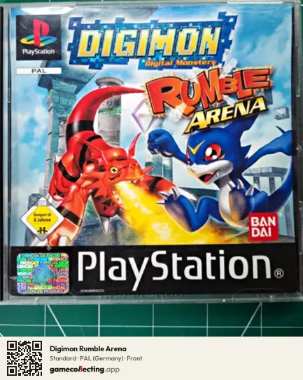 Digimon Rumble Arena PlayStation, Germany box front