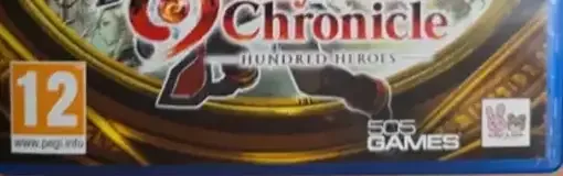 Eiyuden Chronicle: Hundred Heroes, the PEGI square on its front