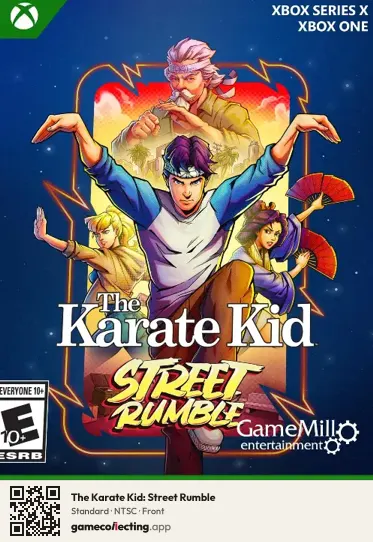 The Karate Kid: Street Rumble Xbox Series X, NTSC box front