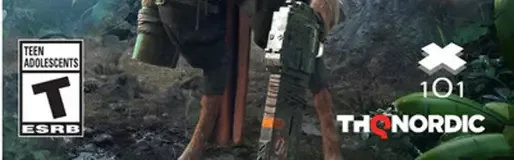 Biomutant, the ESRB box on its front