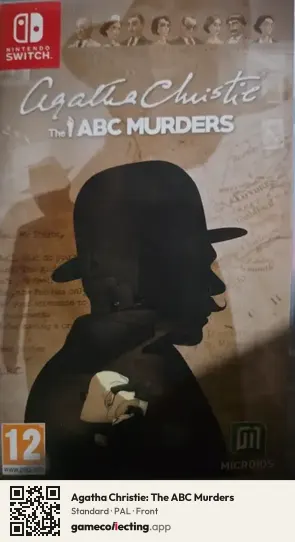 Agatha Christie: The ABC Murders Nintendo Switch, PAL box front