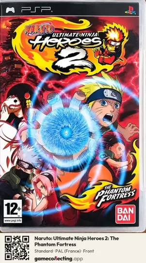 Naruto: Ultimate Ninja Heroes 2: The Phantom Fortress PlayStation Portable, France box front