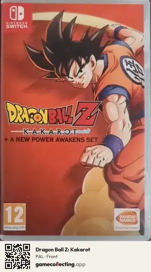 Dragon Ball Z: Kakarot Nintendo Switch, PAL box front